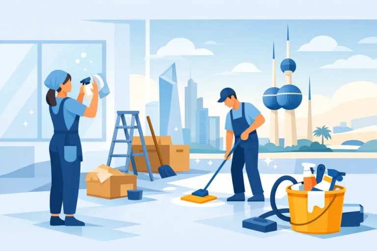 تنظيف بعد التشطيب بالكويت بخطوات صحيحة