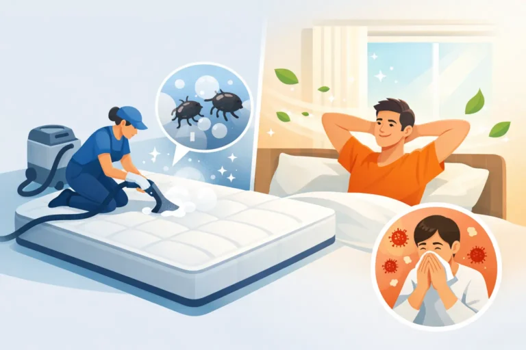 هل تنظيف المراتب يزيل الحساسية فعلًا؟